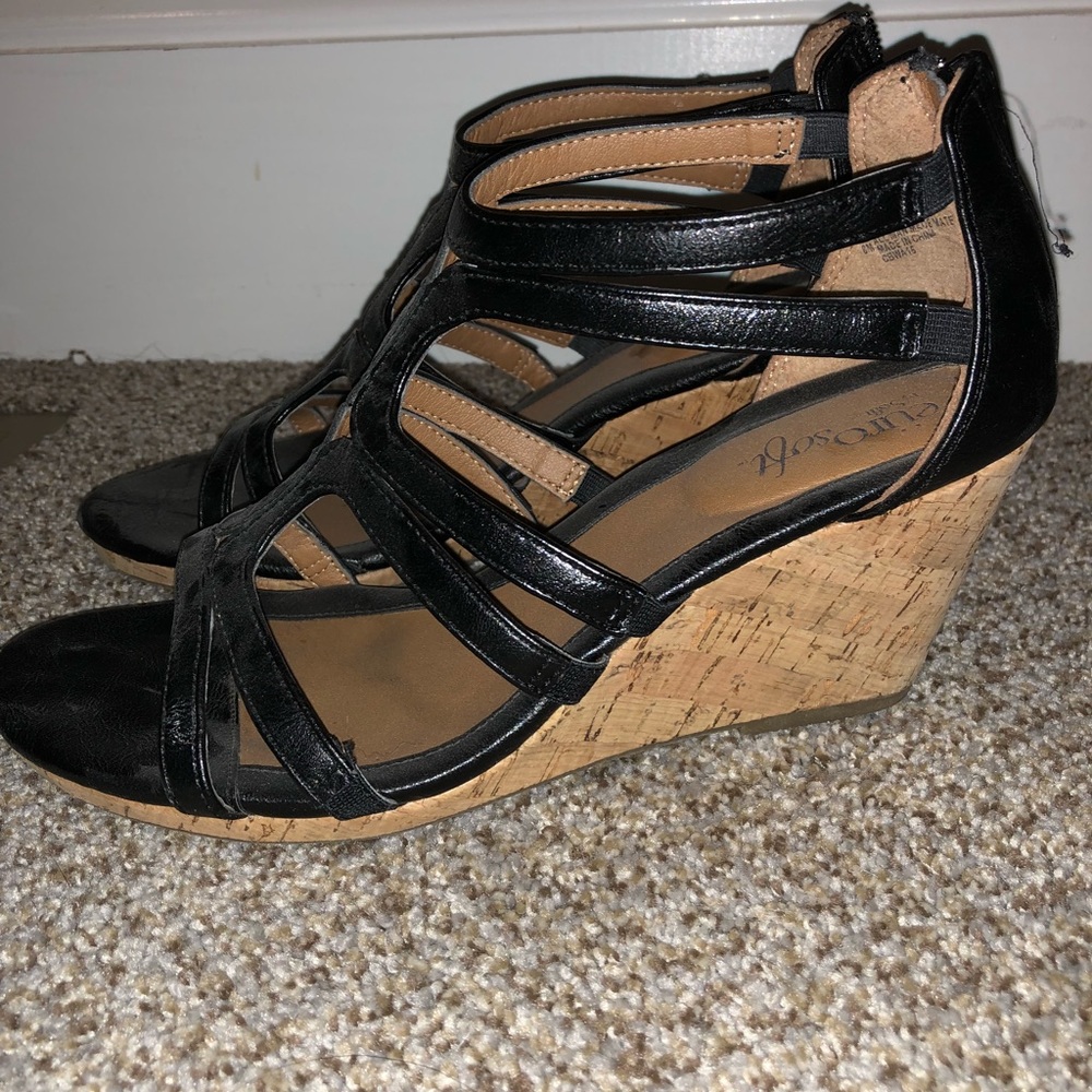 Eurosoft Black wedges
